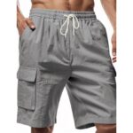 Pants XK01 Linen-Blend Cargo Shorts