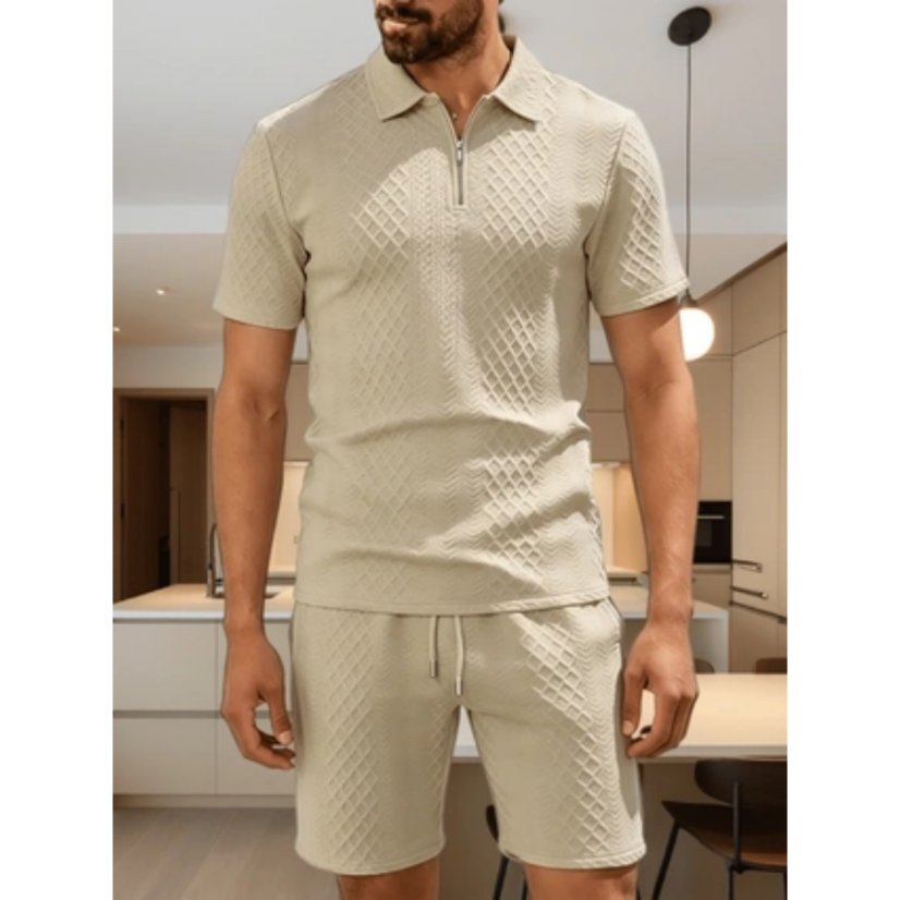 Set XT013 Polo-Style Jacquard Set