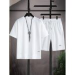 Set XT04 Waffle-Knit Short-Sleeve Set