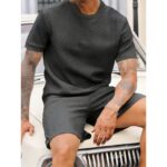 Set XT05 Crew Neck Jacquard Set