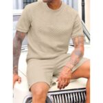 Set XT05 Crew Neck Jacquard Set