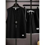 Set XT02 Waffle-Knit Sleeveless Set