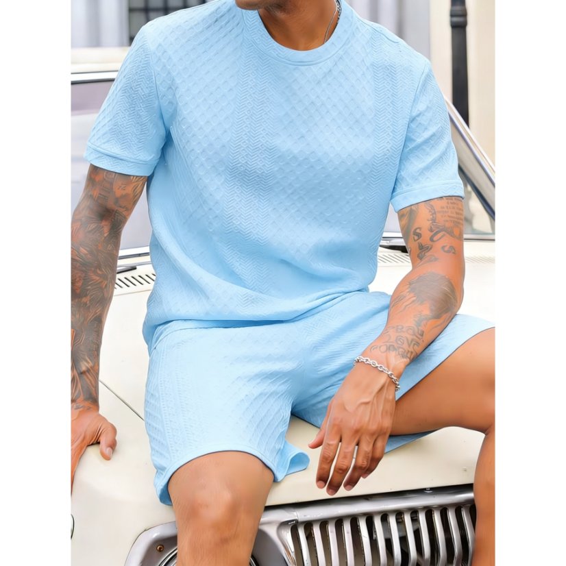 Set XT05 Crew Neck Jacquard Set